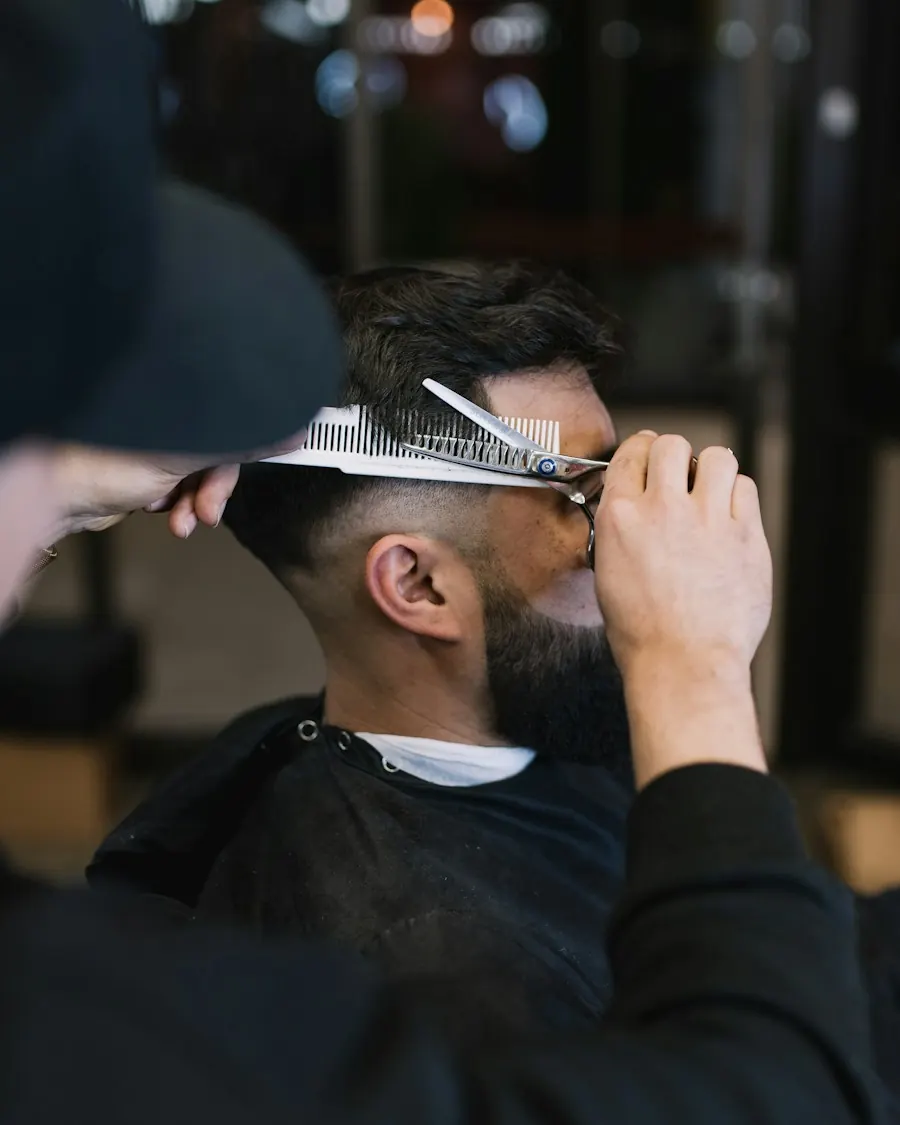 Example photo: Barber cuts